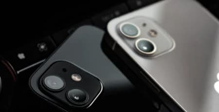 Two Huawei on top of each other